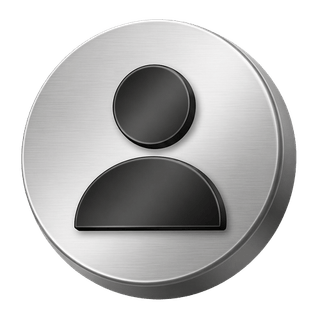 3D silver avatar icon used as a decorative element on an FAQ page